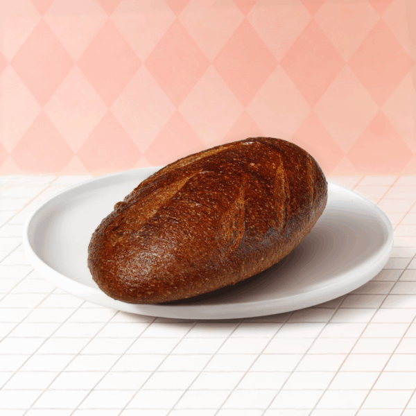 Bánh mì chua bột lúa mì đen/Dark Rye Sourdough Bread