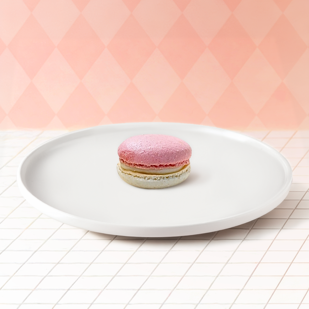 Lychee & Rose Macaron
