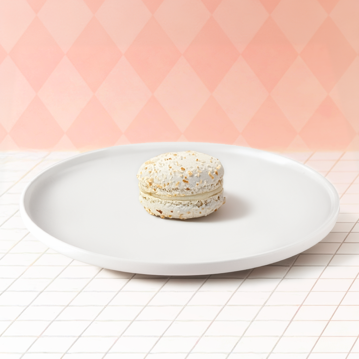 Passion coconut Macaron